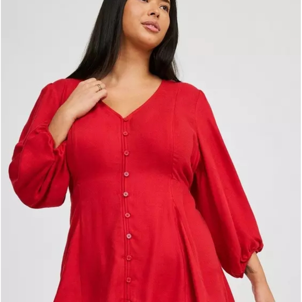 Fit And Flare Softest Flannel Tunic